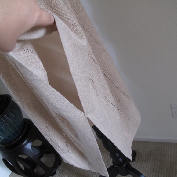 SPLENDID Cashmere Blend Beige Poncho - Picture 10 of 12